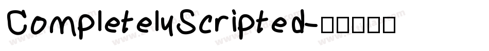 CompletelyScripted字体转换