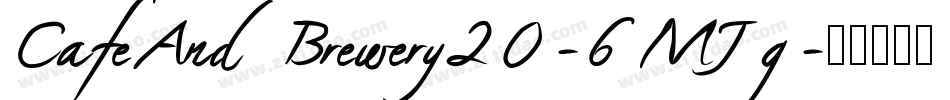 CafeAndBrewery20-6MJg字体转换