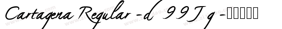 CartagenaRegular-d99Jg字体转换