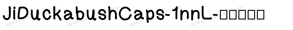 JiDuckabushCaps-1nnL字体转换