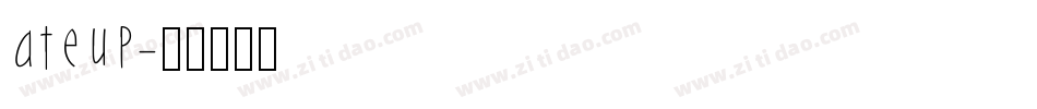 ateup字体转换