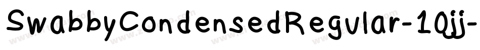 SwabbyCondensedRegular-10jj字体转换