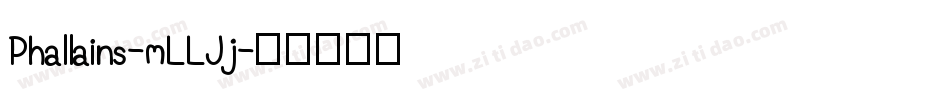 Phallains-mLLJj字体转换