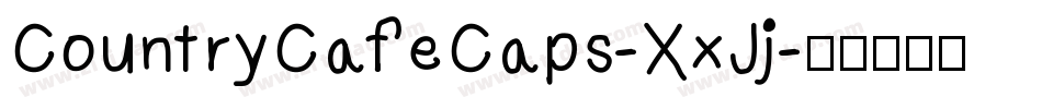 CountryCafeCaps-XxJj字体转换