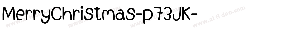 MerryChristmas-p73JK字体转换