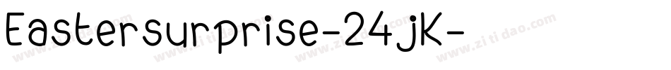 Eastersurprise-24jK字体转换