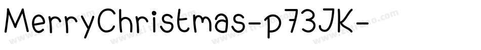 MerryChristmas-p73JK字体转换