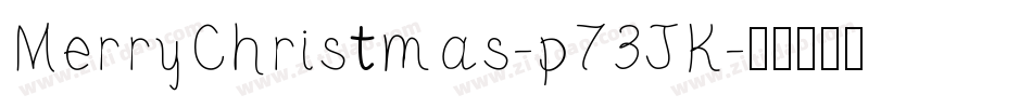 MerryChristmas-p73JK字体转换
