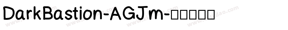 DarkBastion-AGJm字体转换