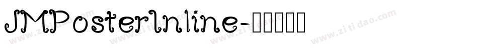 JMPosterInline字体转换