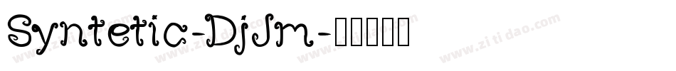 Syntetic-DjJm字体转换