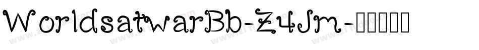 WorldsatwarBb-Z4Jm字体转换