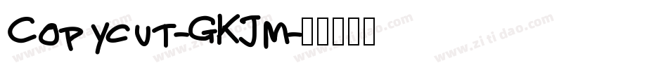 Copycut-GKJm字体转换