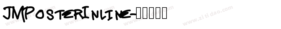 JMPosterInline字体转换