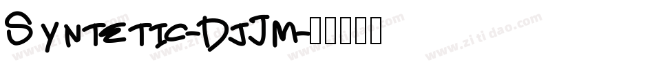 Syntetic-DjJm字体转换