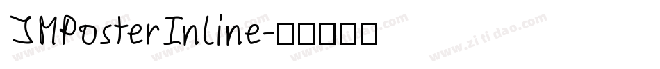 JMPosterInline字体转换