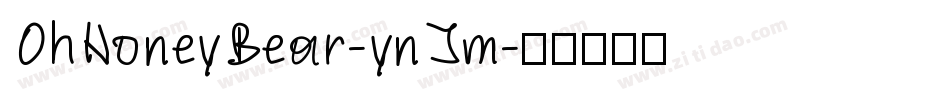 OhHoneyBear-ynJm字体转换