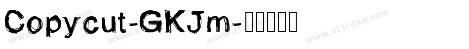 Copycut-GKJm字体转换