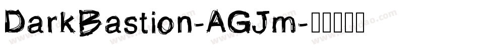 DarkBastion-AGJm字体转换