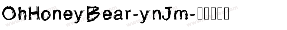 OhHoneyBear-ynJm字体转换