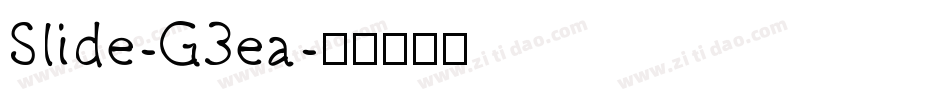 Slide-G3ea字体转换