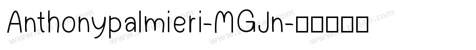 Anthonypalmieri-MGJn字体转换