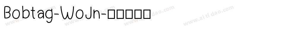 Bobtag-WoJn字体转换