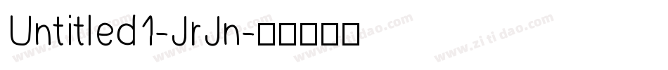 Untitled1-JrJn字体转换