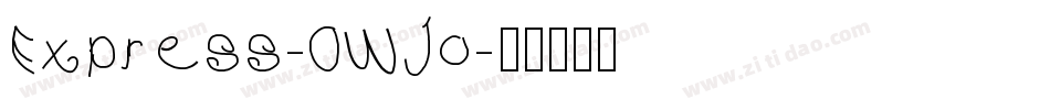 Express-0WJo字体转换