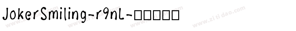 JokerSmiling-r9nL字体转换