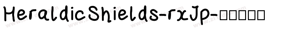 HeraldicShields-rxJp字体转换