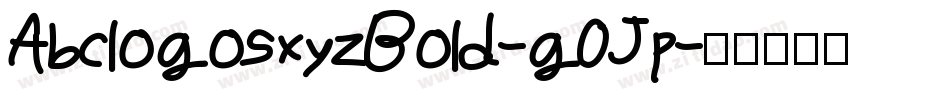 AbclogosxyzBold-g0Jp字体转换