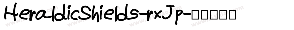 HeraldicShields-rxJp字体转换