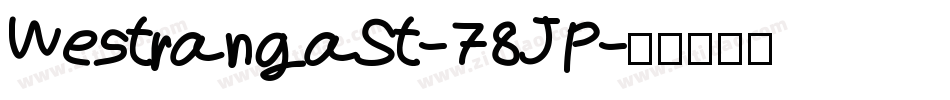 WestrangaSt-78JP字体转换