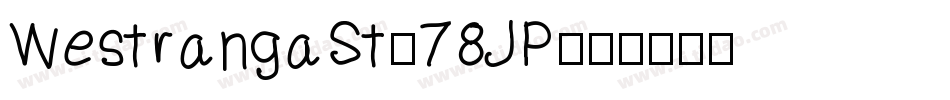 WestrangaSt-78JP字体转换
