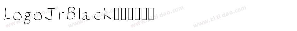 LogoJrBlack字体转换