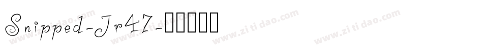 Snipped-Jr47字体转换