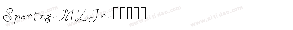 Sportzs-MZJr字体转换