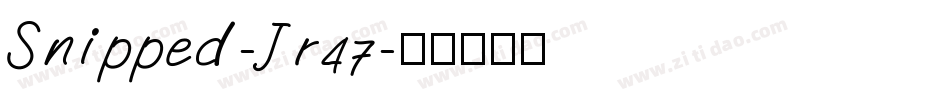 Snipped-Jr47字体转换