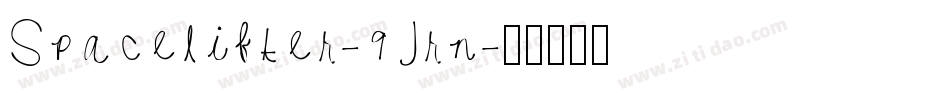 Spacelifter-9Jrn字体转换