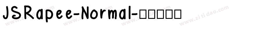 JSRapee-Normal字体转换