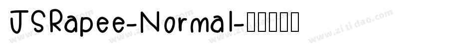JSRapee-Normal字体转换