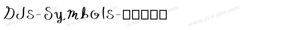 DJs-Symbols字体转换