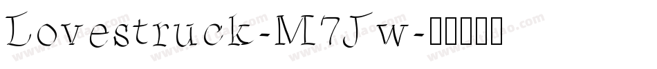 Lovestruck-M7Jw字体转换