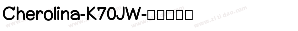 Cherolina-K70JW字体转换