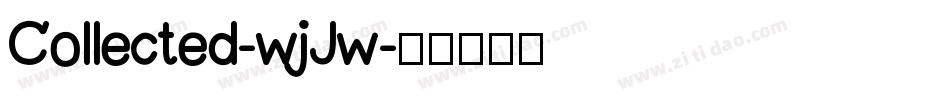 Collected-wjJw字体转换