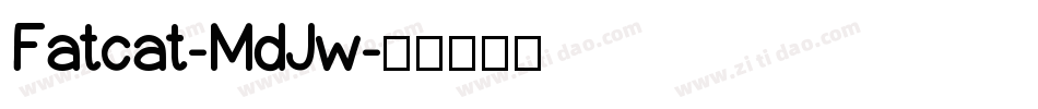 Fatcat-MdJw字体转换