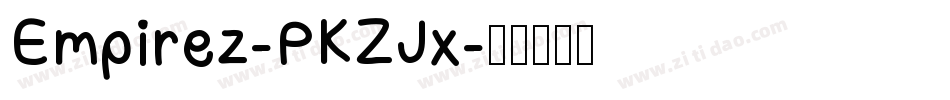Empirez-PKZJx字体转换