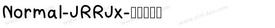 Normal-JRRJx字体转换