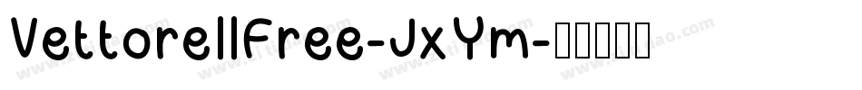 VettorellFree-JxYm字体转换